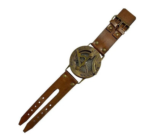 Orologio quadrante sole ottone