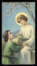 santino-holy card*ediz.NB n.853 GESU' BAMBINO BUON PASTORE