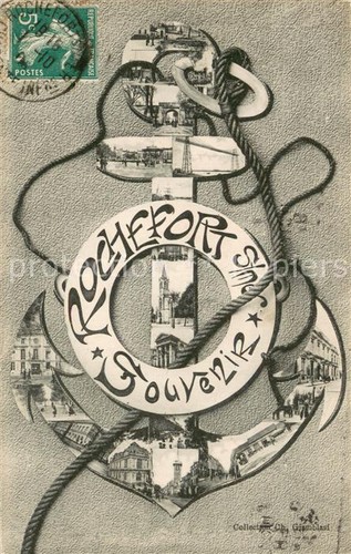 Rochefort sur mer cartolina - rochefort,