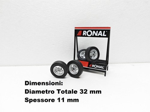 Kit ruote racing sport - ruote, 1/18