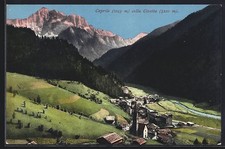 Caprile, veduta del luogo con