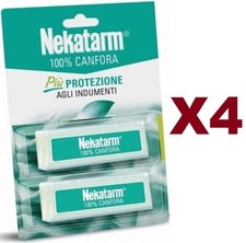 80 TAVOLETTE NEKATARM 100% CANFORA PROTEZIONE INDUMENTI ARMADI ANTITARME 50gr