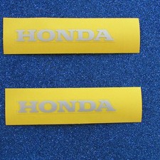 Coppia Adesivi  HONDA  Argento