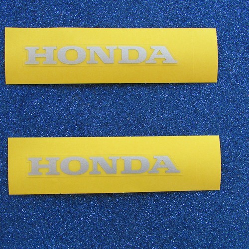 Coppia adesivi honda argento - coppia,