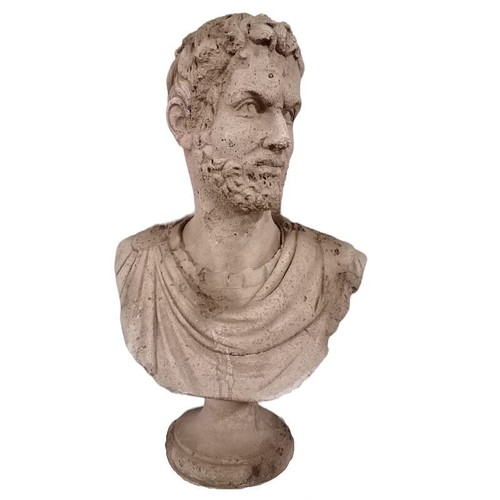 Busto romano pietra cemento - pietra,