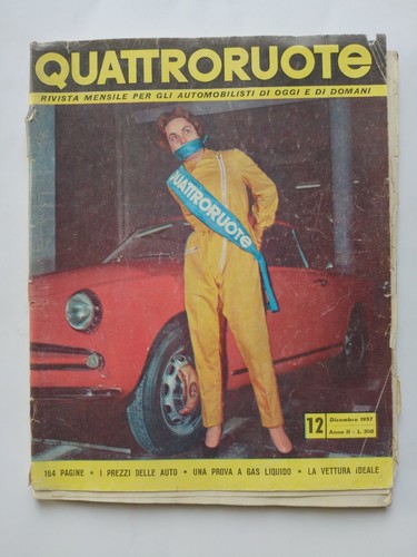 Rivista quattroruote anno 1957 - quattroruote,