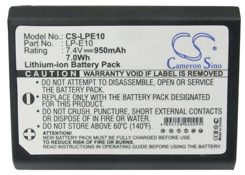 Replacement battery for canon - battery,