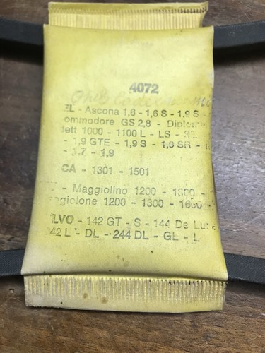 Cinghia trapezoidale pirelli - cinghia,