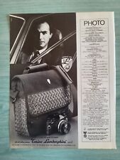 TONINO LAMBORGHINI BORSE CLIPPING RITAGLIO PUBBLICITA' ADVERTISING #702