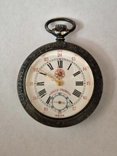 OROLOGIO DA TASCA WILLE FRERES - CHEMIN DE FER