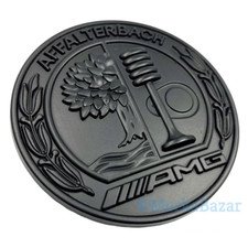 NUEVO EMBLEMA LOGO AMG NEGRO 3D PARA MERCEDES 57MM 64MM ADHESIVO