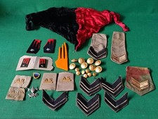 LOTTO MILITARIA MOSTRINE GRADI BOTTONI OGGETTI MILITARI COME DA FOTO. BQ6