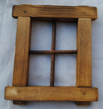 Finestra in legno con grata in ferro battuto -Wood-Legno-bricolage-R-