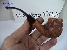 pipa steven old briar  by gasparini pipe in radica & meerschaum    nuova 10