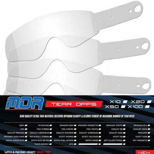 100 mdr tear - 100, tear-offs