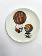 Rosenthal Fornasetti Porcelain Plate Piattino Porcellana Mongolfiere Vintage