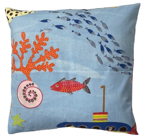 Copricuscino bambino pesce - copricuscino,