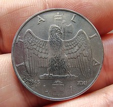 Vittorio Emanuele III, 1 lira impero 1943