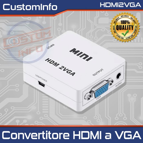 Convertitore hdmi vga - hdmi, a