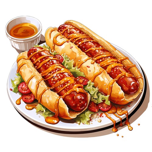 Adesivo auto hot dog - adesivo,
