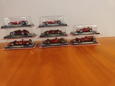 Lotto di 8 modellini da collezione Ferrari storiche in scala 1:43