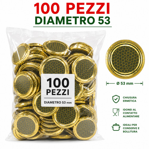 100 tappi tappo alveare - 100,