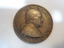 Vaticano medaglia papa Pio XI argento anno XIII  44mm 1934 canonizzazioni
