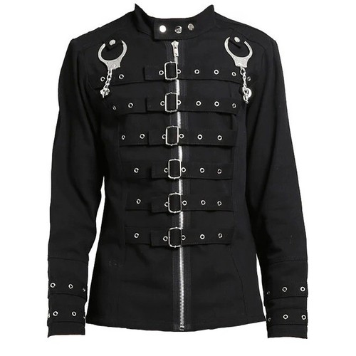 Gothic military band black - gothic,