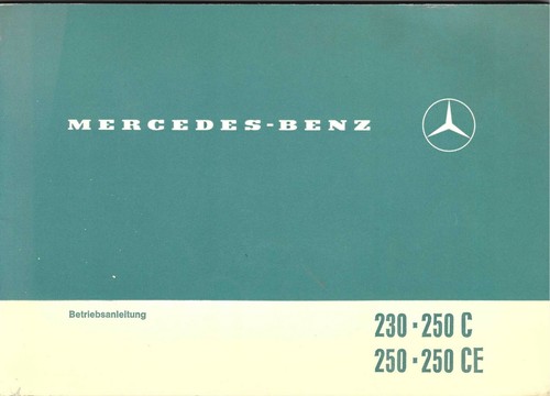 Mercedes 114 coupè manuale - 114,