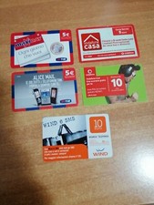 5 Recharged Phone Card Cards
