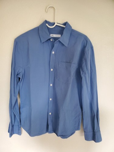 Zara blue button down - blue,