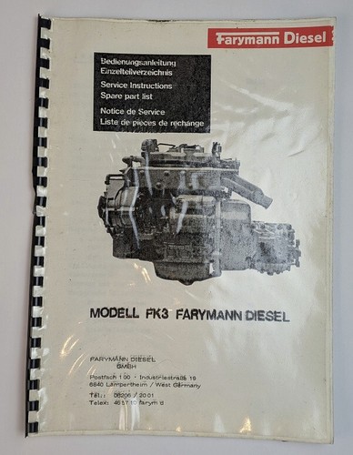 Farymann diesel manuale - diesel,