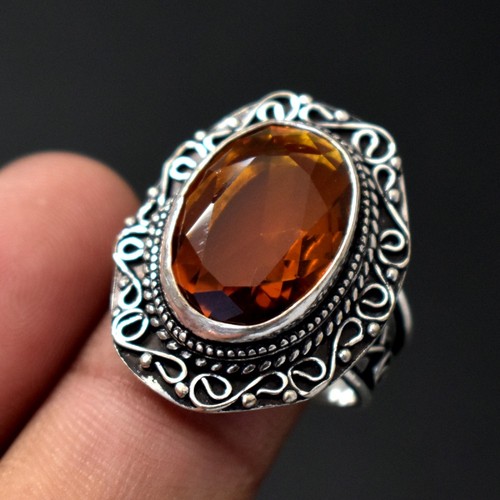 Anello vintage quarzo fumè - anello,