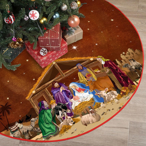 Gonna albero natività natale - gonna,