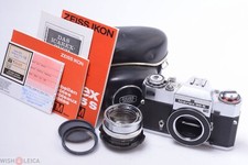 ✅ FOTOCAMERA ZEISS ICAREX S TM 35MM REFLEX M42 ULTRON 50MM 1.8 OBIETTIVO CONCAVO