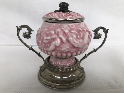 Urna vaso porcellana cherubino