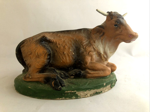 Mucca vintage plastica dura - mucca,