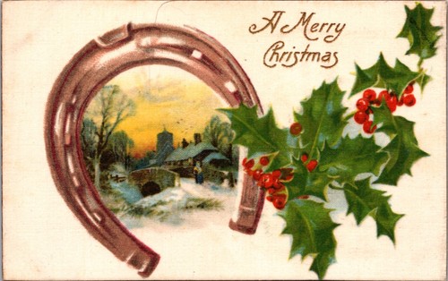 Cartolina buon natale - in, seta