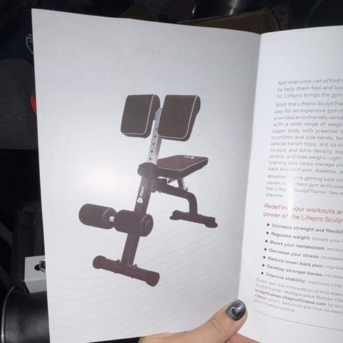 Lifepro sculpttrainer panca - lifepro,