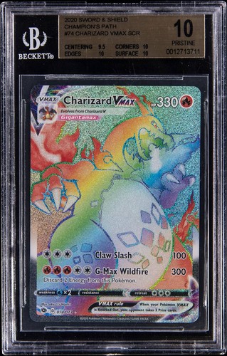 Bgs pristine charizard vmax - 10,