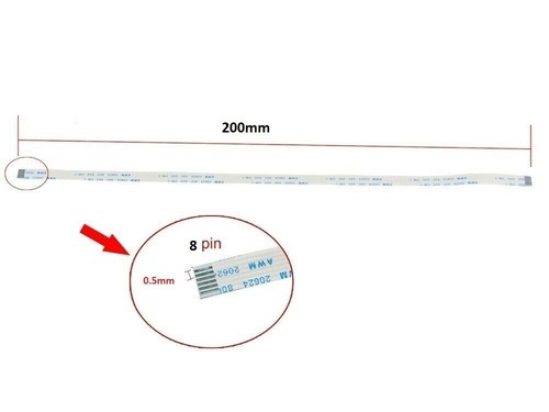 Ffc pin 5mm pitch 20cm - 8,