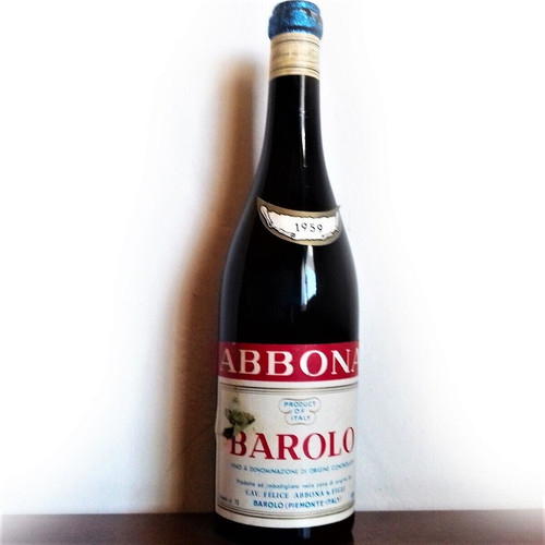 Barolo vino annata 1959 - vino, d'annata