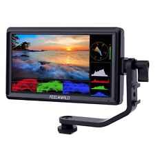 FEELWORLD FW568 V3 6 pollici fotocamera DSLR monitor da campo 4K HDMI 3D LUT Full HD LCD