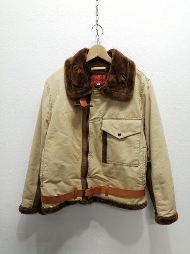 Avirex boa giacca marrone - b3,