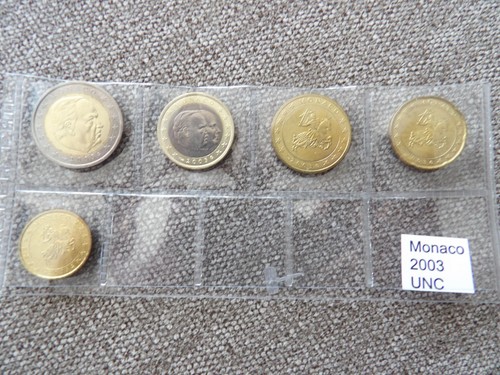 Monaco 2003 euro - monaco, set