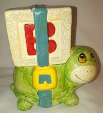Vintage Ceramic Turtle Piggy