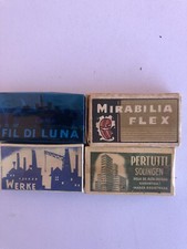 Lotto Di 4 Scatole Lamette Vintage