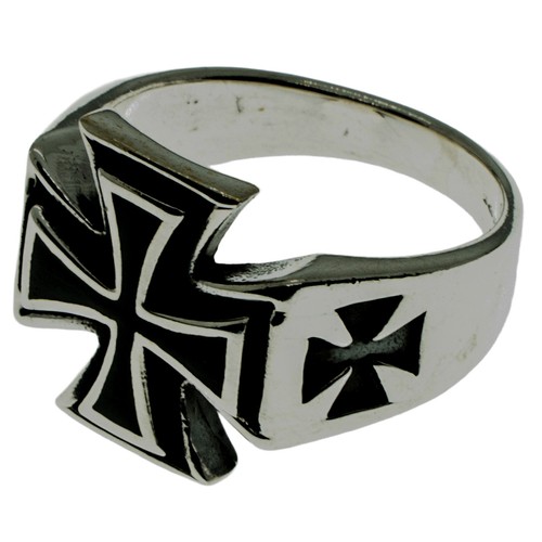 Ferro anello croce - anello,