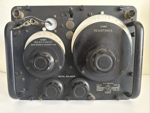 General radio bridge - general, r-f