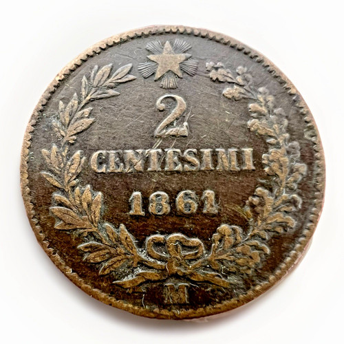Italia centesimi 1861 - 2,